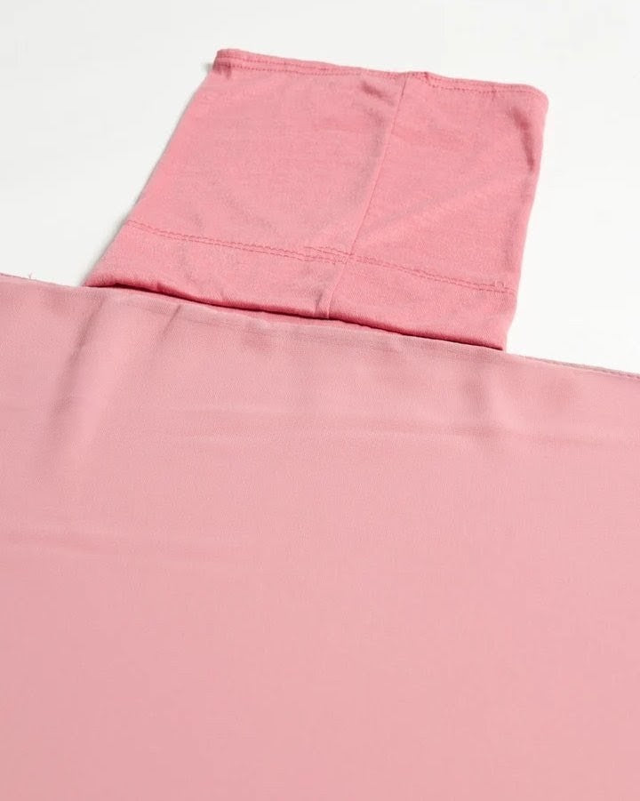 Georgette Hijab with attached cap
