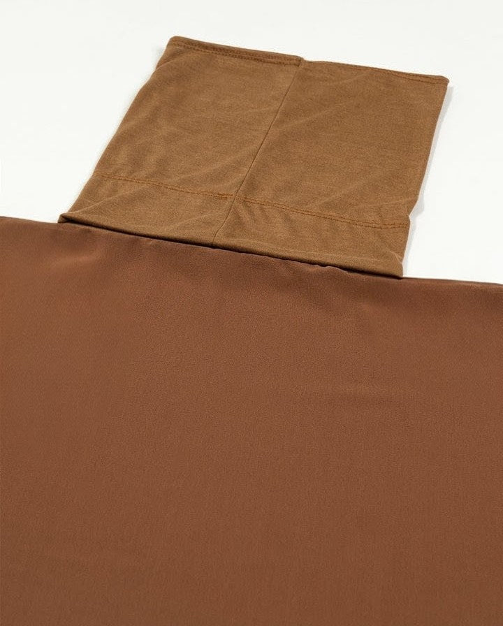 Georgette Hijab with attached cap